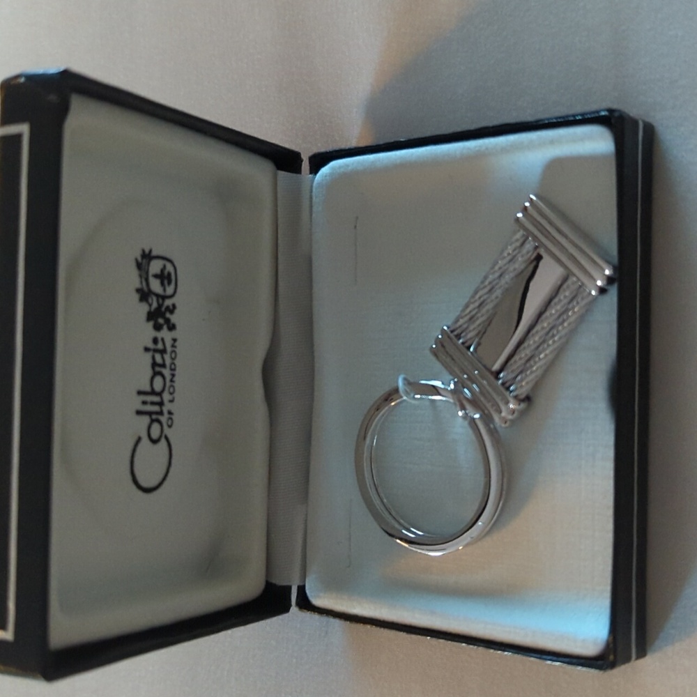 Colibri Of London Silver Keychain for Men Or Women New Sale